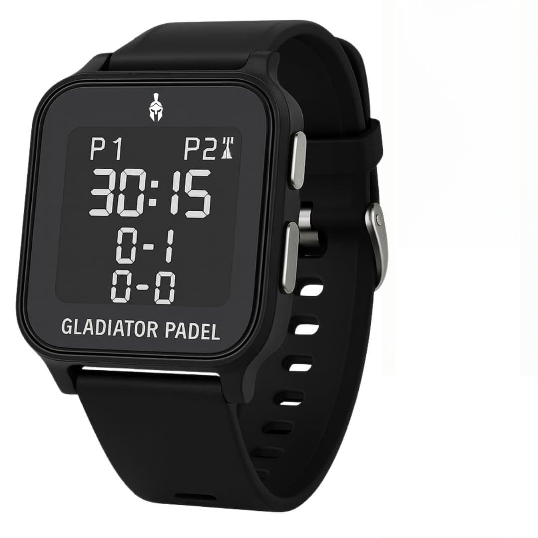 Reloj Contador de Puntos Electrónico para Pádel, Tenis, Pickeball y Ping Pong con Alarma y Cronómetro Resistente al Agua
