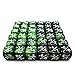 36pcs 12mm Marble Green & Gemini Green Dice Counters Set, Small Token Dice Compatible with MTG, CCG, Card Games
