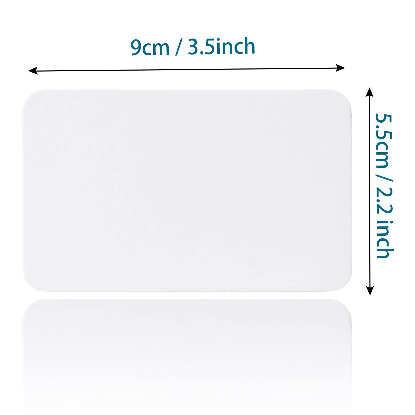 gift tag 300 cards, White, 9 x 5.5 cm - Image 2