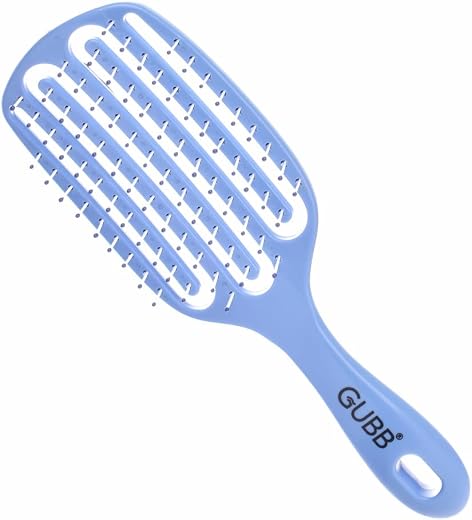 GUBB Paddle Vent Hair Brush Long with 3-in-1 Function Detangles the Hair | Ideal for Thick and Thin Hair Growth | Nylon, S...