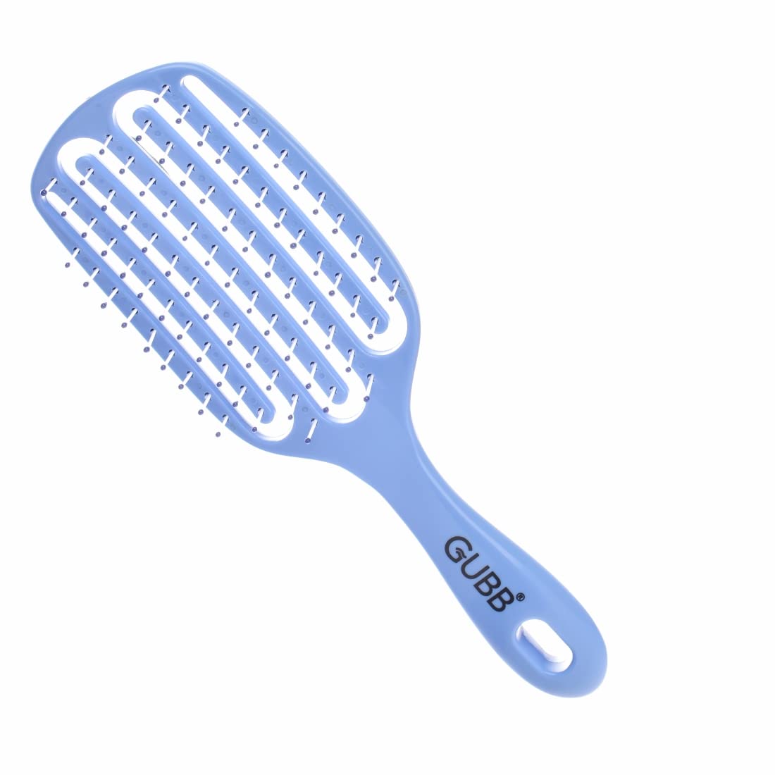 GUBB Paddle Vent Hair Brush Long with 3-in-1 Function Detangles the Hair | Ideal for Thick and Thin Hair Growth | Nylon, Soft Bristles for Deep Penetration & Ball Tips that Massage the Scalp & Helps in Making Ponytail | Hair Brush for Men & Women-image-10