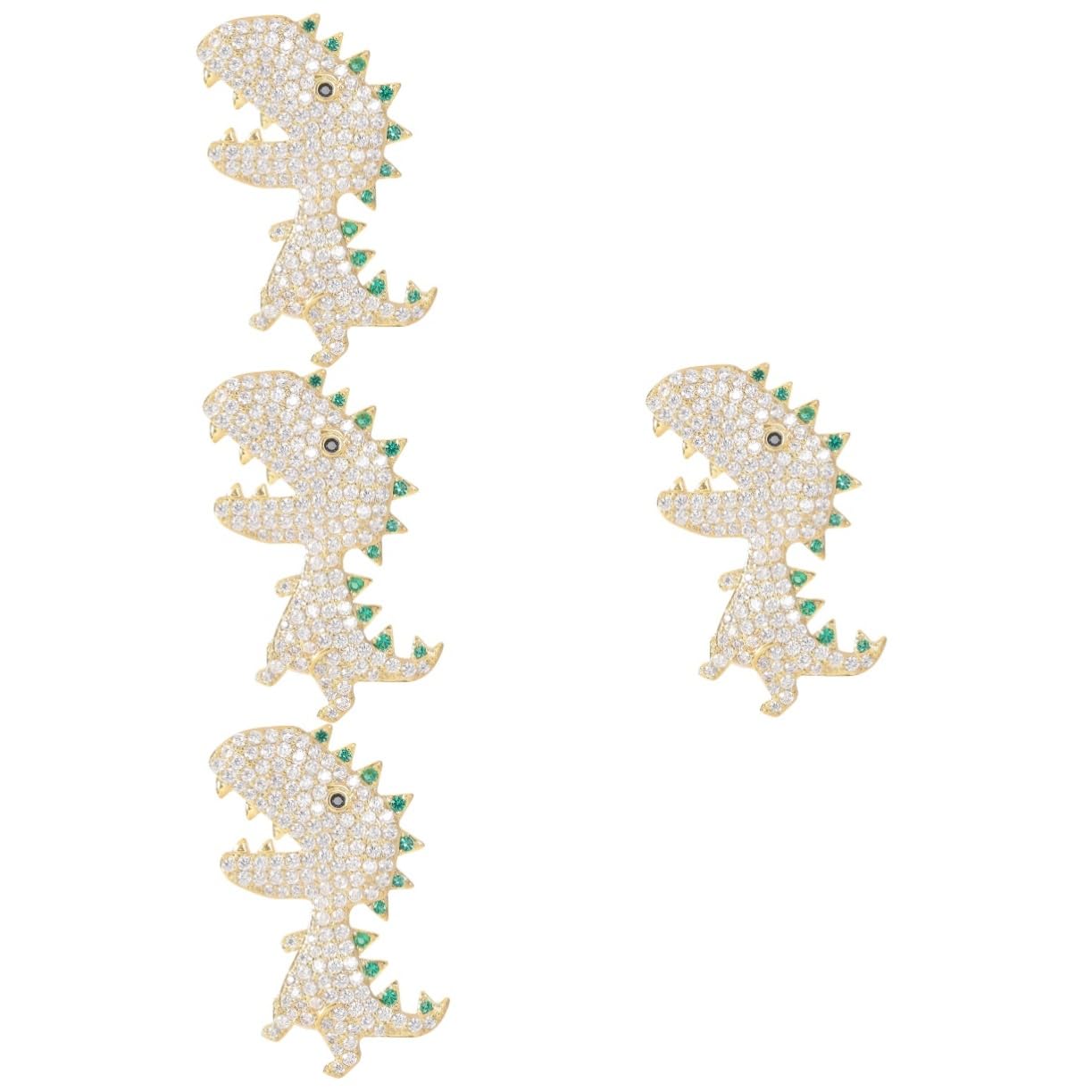 VALICLUD Spilla di dinosauro borse borsoni haversack krama sciarpa tascapane accessori donna Gioielli per donne arredamento spilla Pin di risvolto spilla per la moda femminile rame Golden