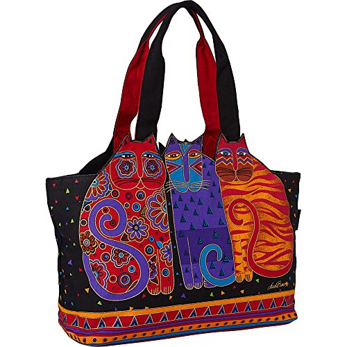 Bolso tote negro para mujer miniatura 2