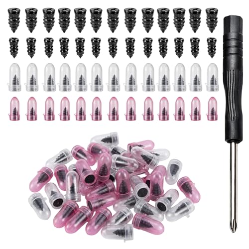 YcsRnn Puncture Repair Kit 101 Piece Tyre Repair Screws with Screwdriver Emergency Roadside Car and Bicycle Tyre Puncture Repair Tool Multi-Vehicle Fleet and Agricultural Equipment Repair Solution