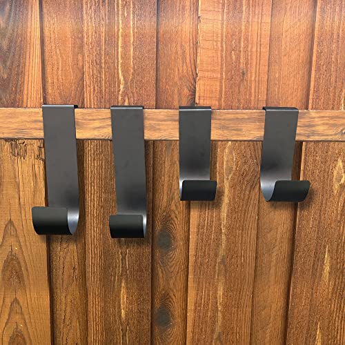 Primal Accessories 4 Piece Adjustable Fence Hook Kit Fits 3/4 Inch to 1-1/8 inch Railing Includes 2 Large 10 Inch and 2 Small 6 inch Hooks by Primal Accessories - Used condition - Image 8