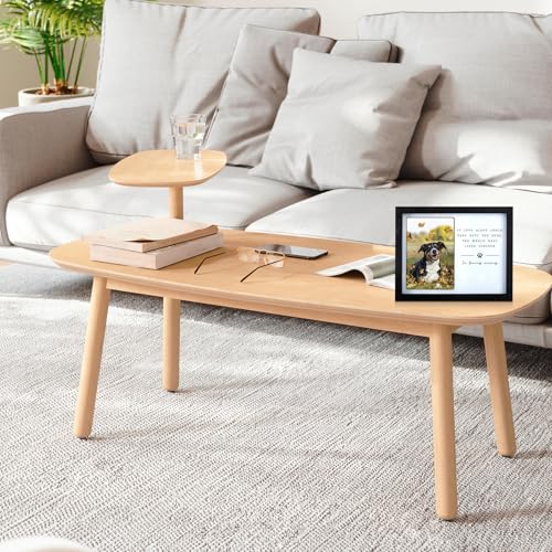Sporgo Gedenk Fotorahmen Hund und Katze: Holz Bilderrahmen mit Foto Display, Andenken An Verstorbenen Hund, ErinnerungBilderrahmen, Holz Bilderrahmen für Hunde oder Katzenbesitzer (10 x 8 Zoll)