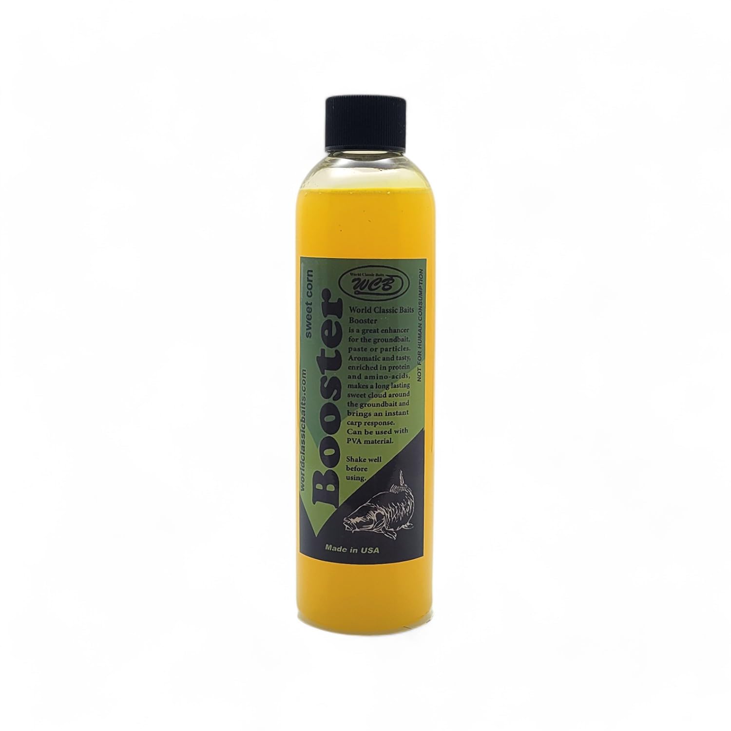 WCB Carp Baits - Booster - Carp Fishing Bait Enhancer - Ideal for Carp Fishing (Flavor: Sweet Corn)