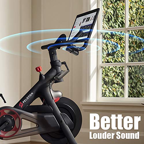 Universal Speaker Mount for Peloton Bike, Adjustable Strap Attachment Accessory Holder Bar Rail for Peloton Bike - Fits Most Bluetooth Wireless Speakers