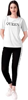 DTR FASHION Cotton Lycra Blend Solid Tracksuit | Co-ord Set For Women| Active Wear Suit Set For Women| Track Suit Set For ... Price In India
