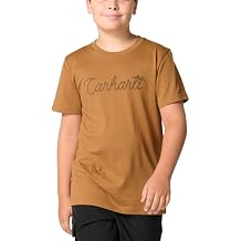 Carhartt Kid's CA6795 Short-Sleeve Logo T-Shirt - Boys