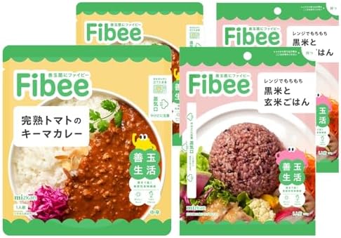 Amazon.co.jp: ミツカン Fibee 完熟トマトのキーマカレー&玄米ごはん 