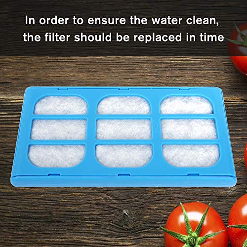 Extaum - 12 PCS Cartuchos de filtro de reposição de filtro de água para animais de estimação compatí