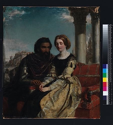 Affiche Othello et Desdémone William Powell Frith pour habiller un grand mur vide 60x90