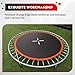 Pesoncarl Trampoline Replacement Mat, UV-Resistant Trampoline Pad with 48 Eyelets Robust Jumping Mat for Garden and Outdoor, 8ft, Accessories.