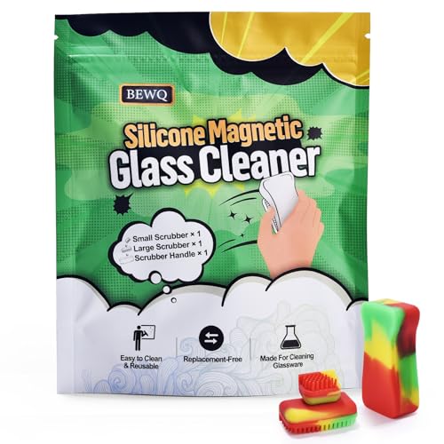 BEWQ Magnetic Glass Cleaner Kit - Reusable Cleaning Tool with