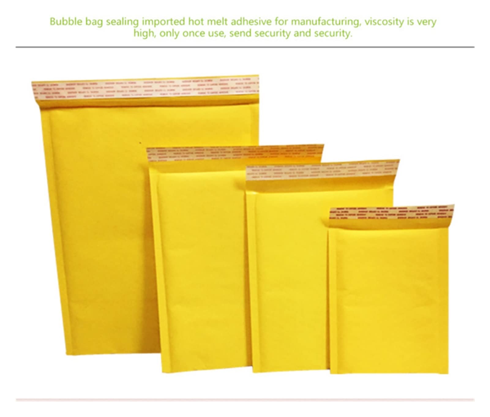 ZZSRJ Busta Imbottita della Busta della Busta della Carta Kraft con la Busta di spedizione della Bolla (Color : 180x230mm50pcs)