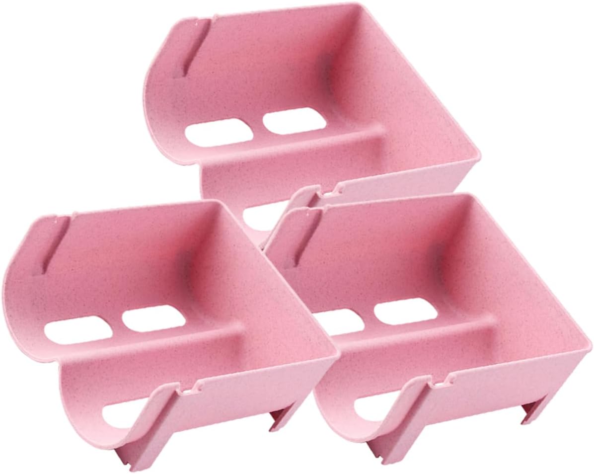 SECFOU 3pcs Stackable Beer Bottle Holder Soda Organizer Refrigerator Storage Shelf