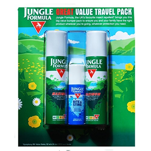 Jungle Formula Insect Repellent Travel Combo Pack by Jungle Formula