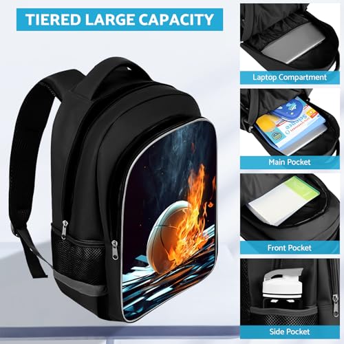 School-Backpack-For-Boys-Basketball-Boys-Backpack-For-Kids-Children-Teens-Elementary-Middle-School-Boys-Backpacks-Ages-6-1817-School-Bookbag-Travel-Back-Pack School Backpack For Boys Basketball Boys Backpack For Kids Children Teens Elementary Middle School Boys Backpacks Ages 6 1817 School Bookbag Travel Back Pack