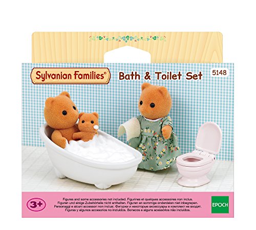 Preisvergleich Produktbild Sylvanian Families 5148 Badespielzeug mit WC-Set, Mehrfarbig