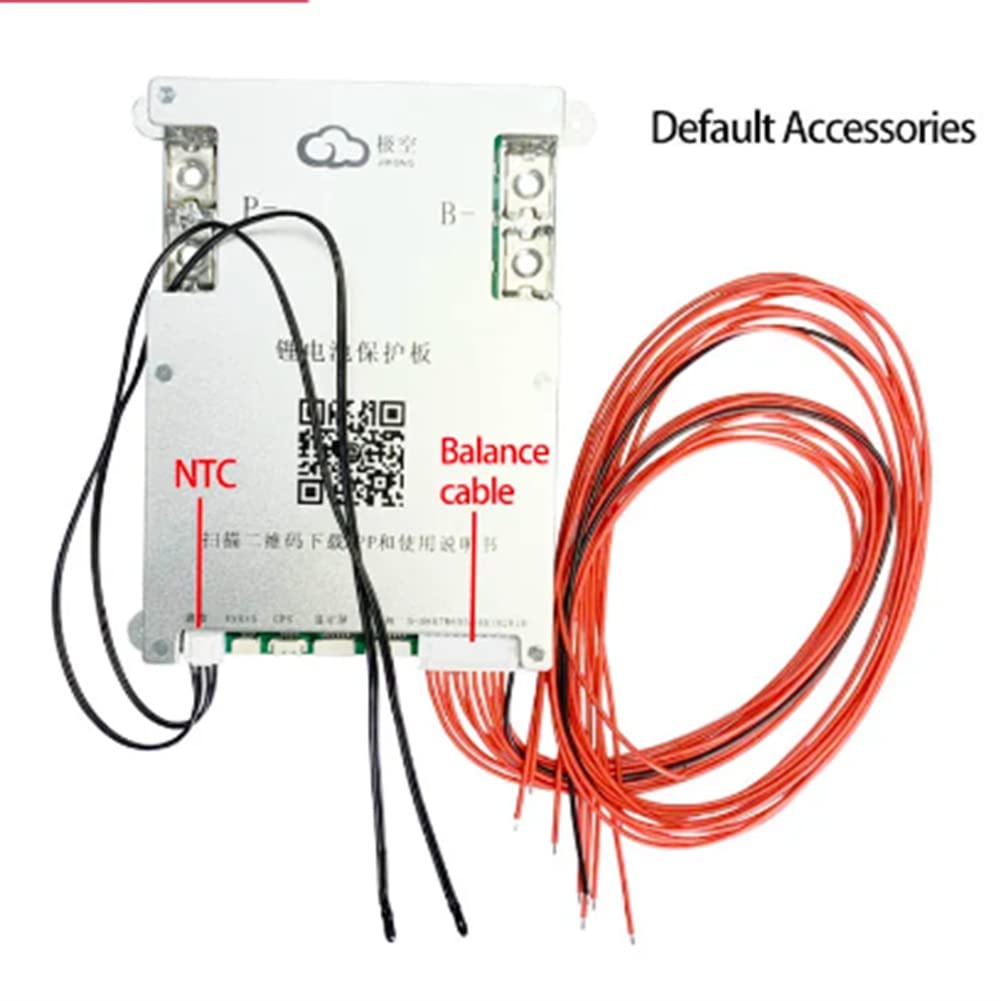 JK BMS 4S 5S 6S 7S 8S 200A Smart BMS 2A Active Balance Energieübertragung Smart BMS Eingebaute Bluetooth APP Unterstützung LCD 12V 24V 3S (B)