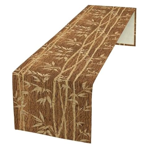 ShiTingYu Bamboo Table Runner 13x36 Inch Cover