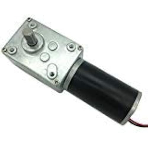 Motor Bringsmart A58SW31ZY de engranaje helicoidal, de 12 voltios CC, con autobloqueo, mini turbina, invertido, para armar robot, puerta de mesa,