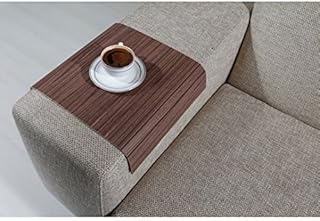 Sofa tray table, Sofa arm table, Full Slatted Florida Walnut 30cmx50cm Sofa tray, sofa table, arm table,couch tray, wooden tray,wood tray