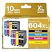 Produktbild NewLift 604 604 XL Multipack Druckerpatronen Kompatibel für Epson 604 Patronen Epson 604XL für Expression Home XP-2205 XP-3200 XP-4200 XP-4205 XP-3205 Workforce WF 2935 WF 2930 (10er-Pack)