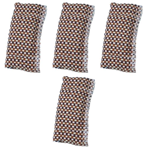 VANZACK 4pcs Billiard Cleaning Cloth Professional Pool Shaft Polisher Lightweight and Compact Wiper for Efficient Maintenance Random Color Design for and Use