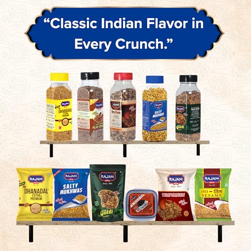 Image of RAJANI Salty Mukhwas 1Kg Pouch, Digestive Mukhwas with Saunf & Dhanadal | Crunchy, Roasted & Salted Fennel Seeds Mouth Freshener | After-Meal Premium Mukhwaas | After Meal Snacks | Helps Digestion