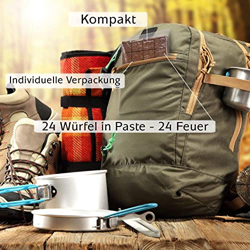 Grillanzünder Feueranzünder 144 STK., für BBQ-Grill, Camping Feuer, Holzofen, Pellets, Kamin -- das Beste Grill Zubehör… - Image 5