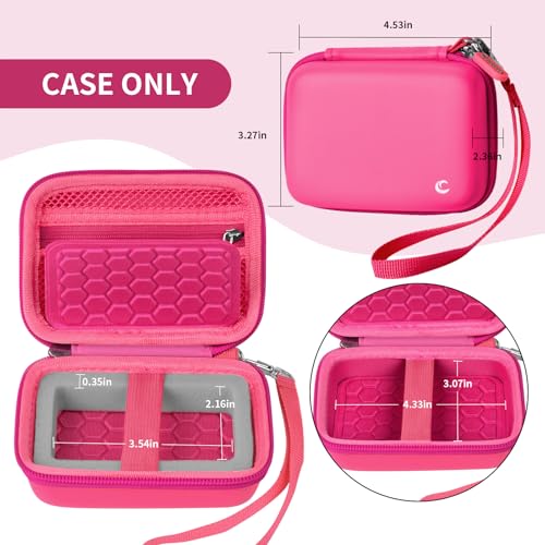 Funda protectora para cámara digital Comecase color rosa brillante miniatura 5