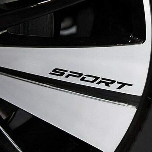 Miniatura 3 de Juego de 24 calcomanías de decoración de automóvil y calcomanías para ruedas, 12 calcomanías para llantas de 18 a 21 pulgadas, 4 calcomanías para