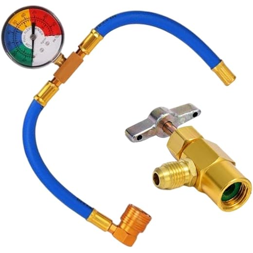 ATORSE Car Air Conditioning R134A Refrigerant Recharge Hose