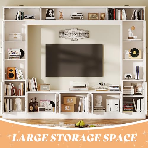 Amerlife CTS013 98 Inch W Wall Unit Tv Stand thumb #8
