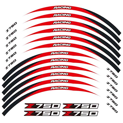 psler Motocicleta Llanta Rueda Calcomanías Pegatinas Para Kawasaki Z750