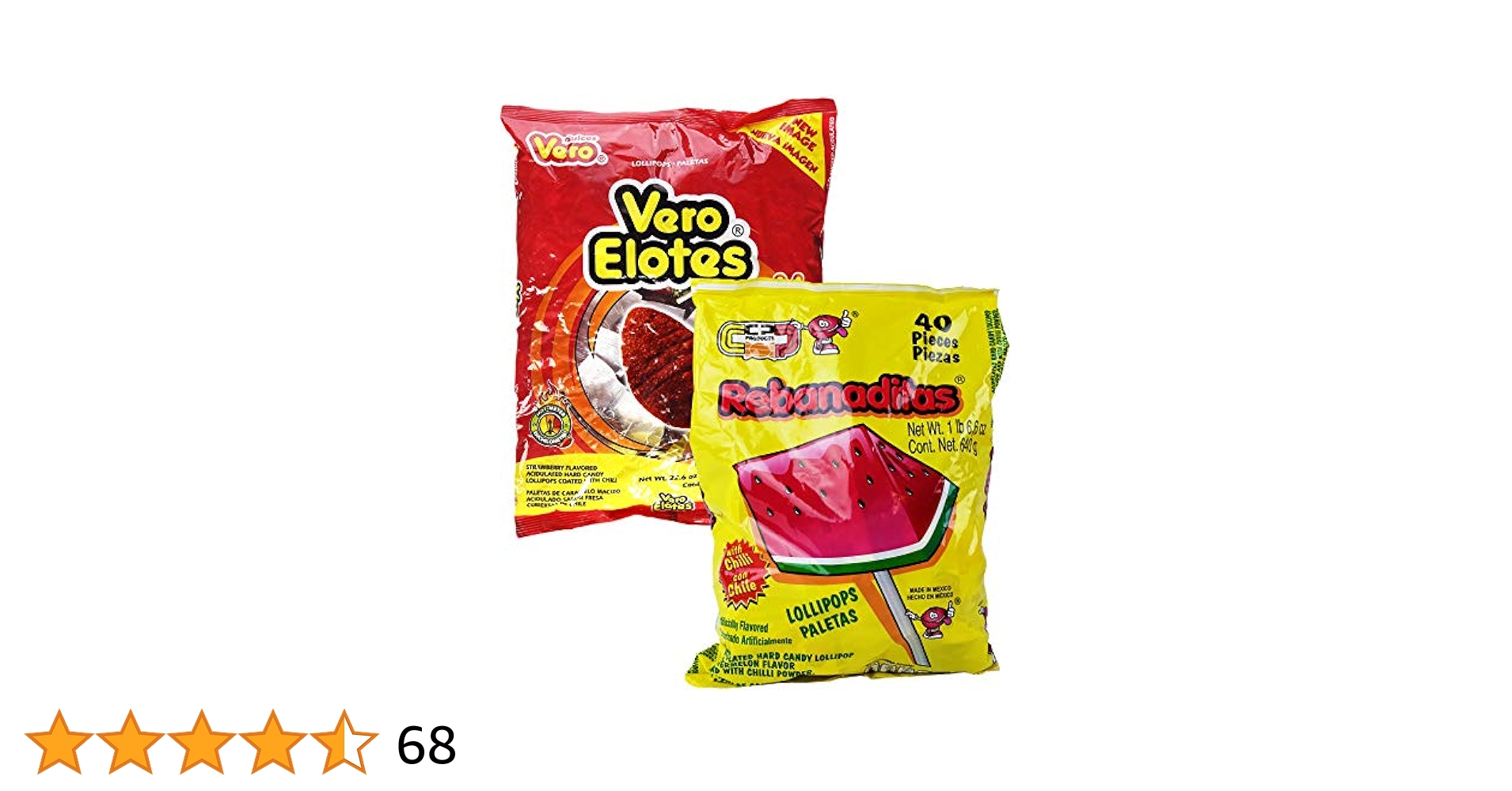 Amazon.com : Vero Elote Strawberry Flavored and Rebanaditas
