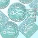 Bikasun Hellblau Partygeschirr Set, 16 Gäste Blau Diamant Geburtstag Geschirr, Kindergeburtstag Teller Becher Servietten Pappteller Party Deko Mädchen Jungen Tischdekoration