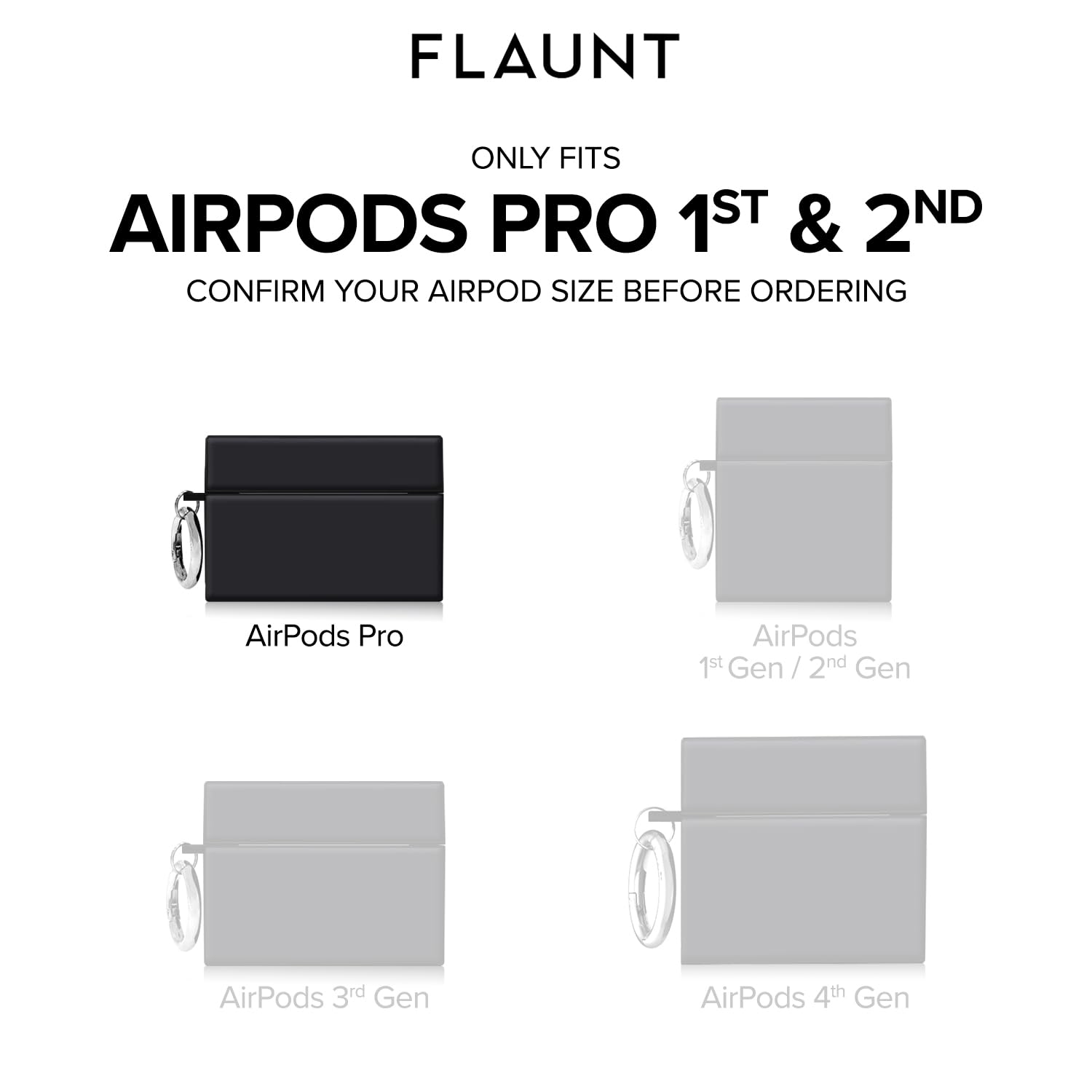 Amazon.com: Flaunt Official Square AirPods Pro 2nd/1st Case