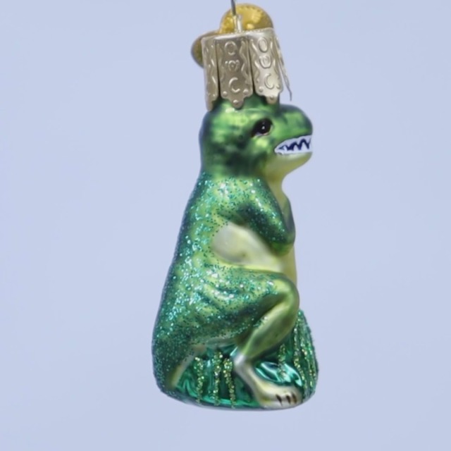 Amazon.com: Old World Christmas Gumdrops Mini T-Rex Glass Blown
