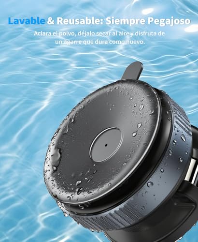 Beeasy para Magsafe Cargador Inalámbrico Coche 15W Carga Rápida, Magnetico Soporte Móvil Coche con Ventosa, Salpicadero Soporte Telefono 360° Rotación para iPhone 17/16/15/14/13/12 Pro MAX, Negro - imagen 8