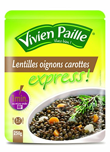 Vivien Paille Lentejas de cebolla, zanahorias, 250 g, 6 piezas