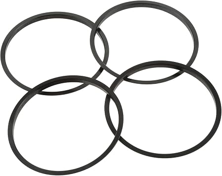 A/C Vent Ring Outer Trim Decoration Covers, Premium Aluminum Alloy Air Conditioning Outlet Trim Decoration Accessories Compatible with Toyota Tacoma 2016-2023 4 Pcs Black