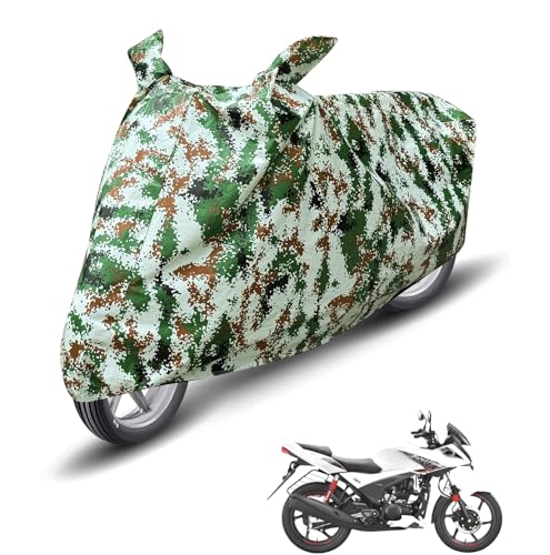 Image of Auto Hub Waterproof Bike Cover Compatible with Hero Ignitor Dustproof, UV Protection Two Wheeler Bike Ignitor Cover - Forest