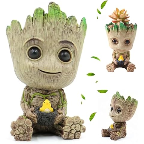 thematys Baby Groot Flower Pot Toy Figure Cover
