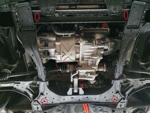 Protección metálica bajo el motor para Dacia Spring 2021-2025 resistente 5
