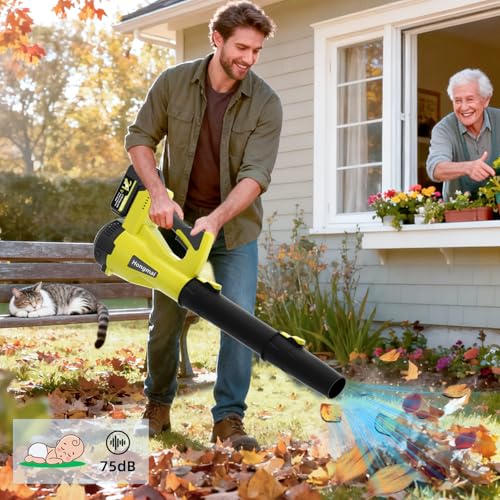 Men Cordless Leaf Blower 21V - image 9
