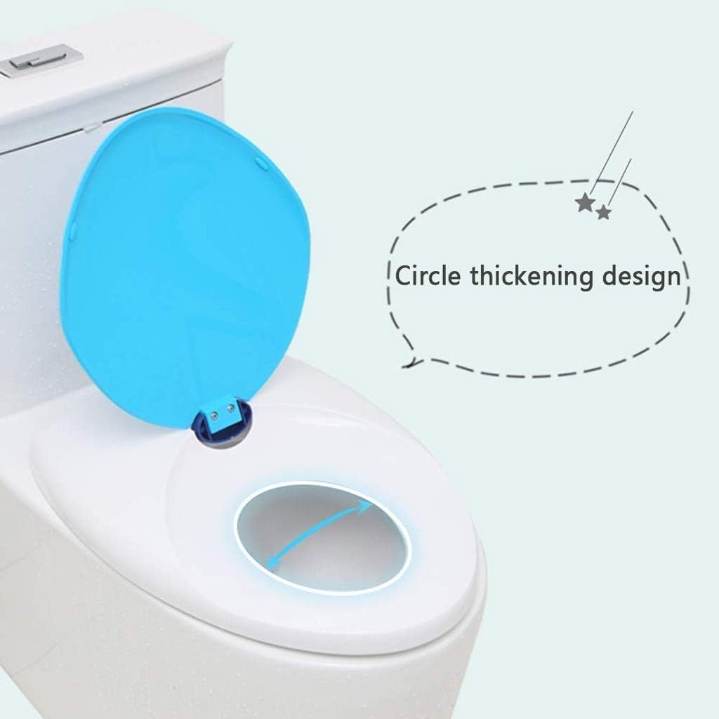 Child and Child Toilet Cover - Parent-Child Dual-use Adult Children and Children Double Toilet Plate Circle Double Letter Toilet Special (Color : E) (D)