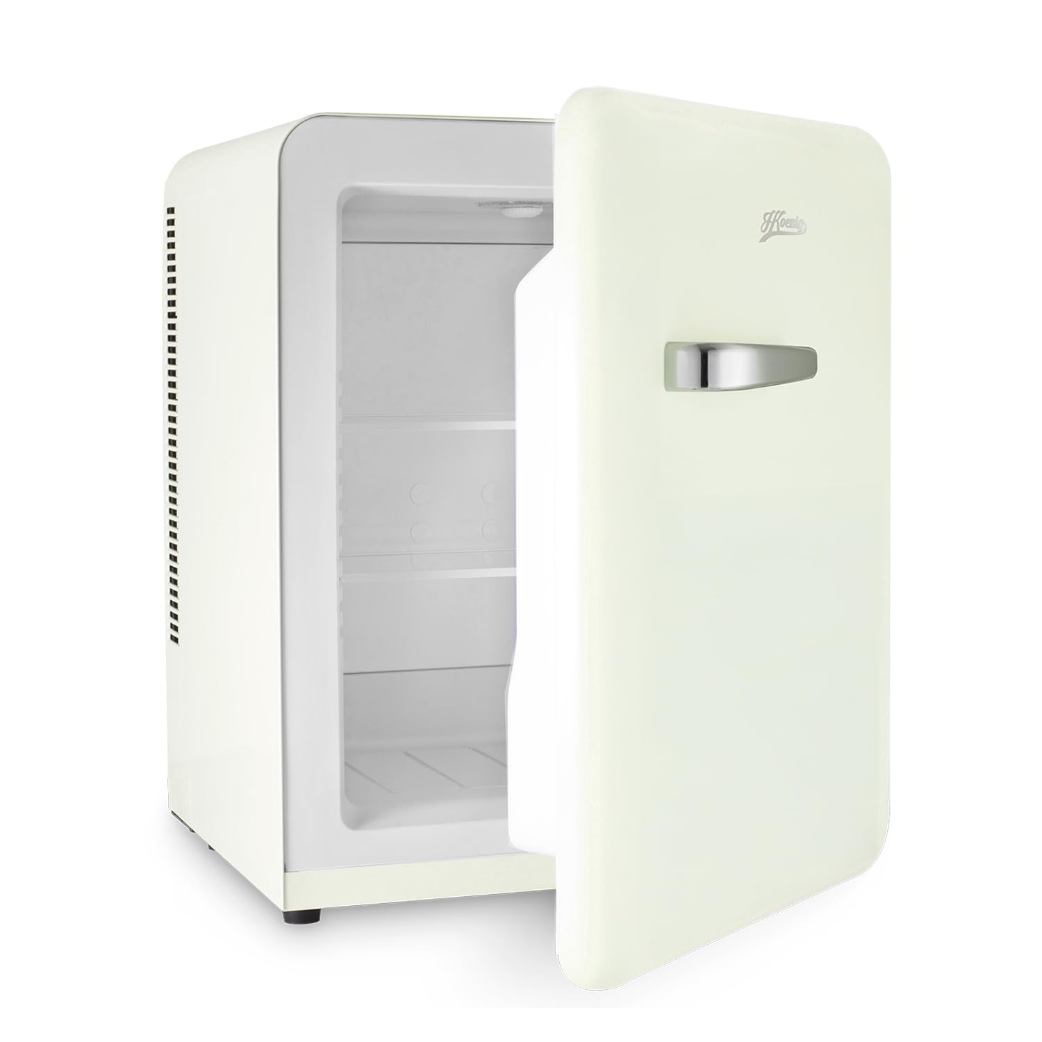 H.Koenig Mini Bar Vintage 31L TOAD7, Mini Frigo de Chambre Compact, Aliments, Boissons, Cosmétiques, Design vintage, Température réglable 6°-15°C, 24 dB, Couleur Vert